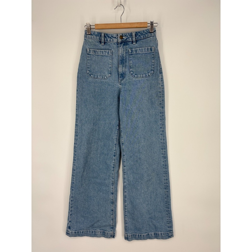 ROLLA'S Light Blue Wide Leg Jeans